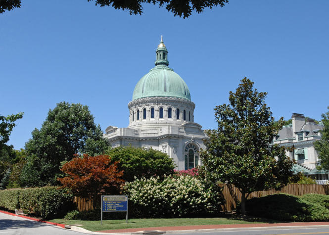United States Naval Academy Chapel, prior to 2019.