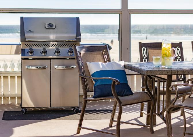 SeaVenture Beach House Vacation Rental Deck
