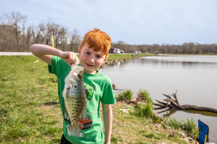 Fishing at Busch Wildlife
