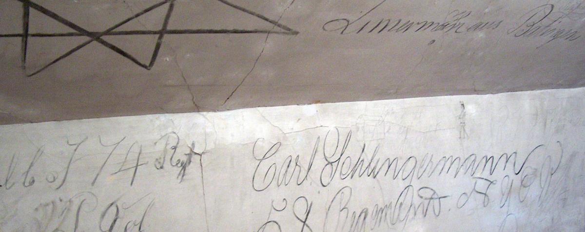 THE WRITINGS ON THE WALL - CIVIL WAR ERA GRAFFITI