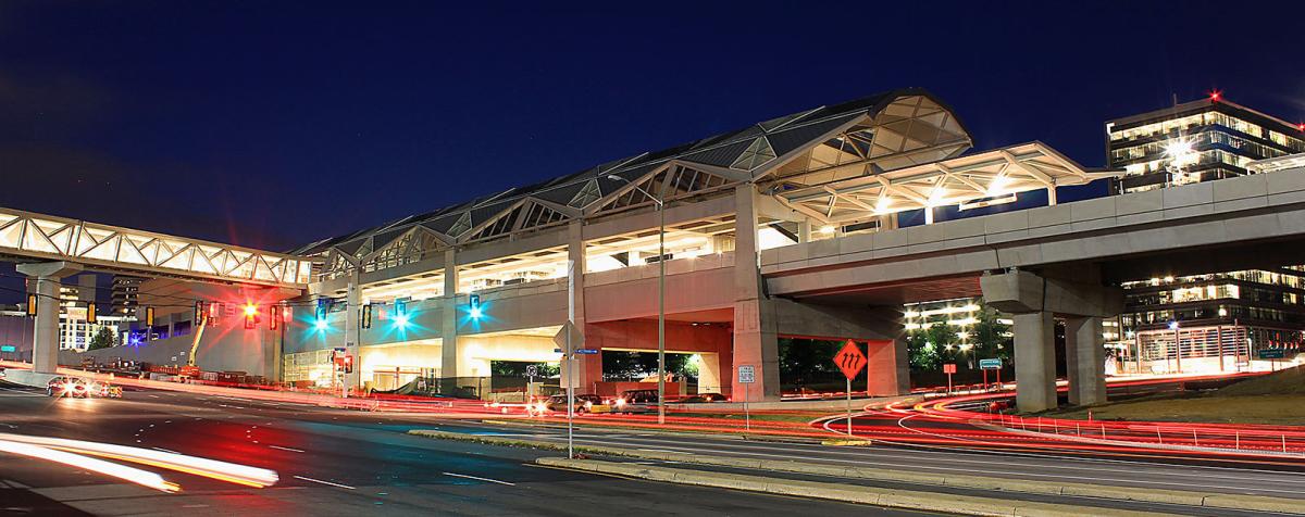 Metrorail in Tysons Corner