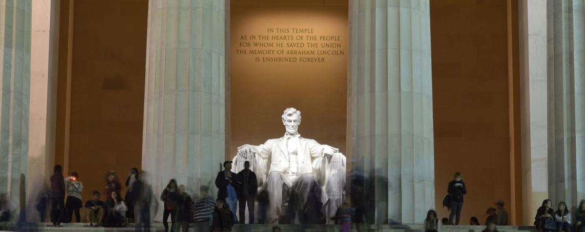 washington dc itinerary header - lincoln memorial