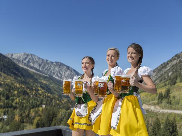 Beer Maidens at Oktoberfest