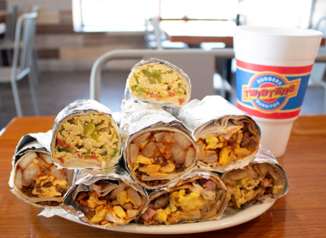 Twisters Breakfast Burritos