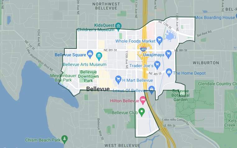 BellHop Service Area | Bellevue
