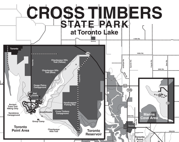 Cross Timbers State Park Map (1)