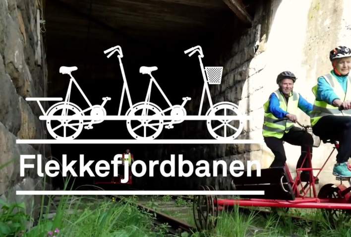 Dresinsykling på Flekkefjordbanen