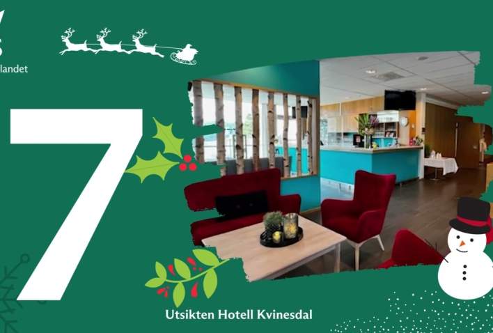 Julekalender 7 Utsikten Hotell Kvinesdal