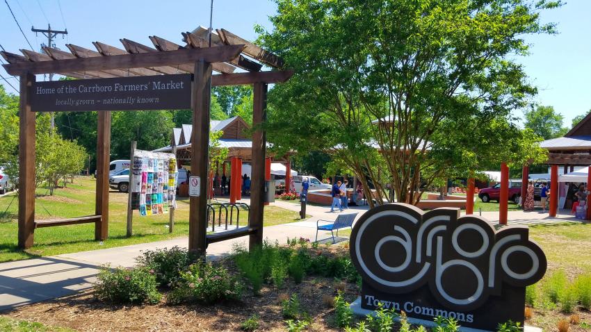 Carrboro Farmers Market Entrance