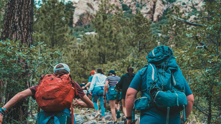 Summer Camp Hiking