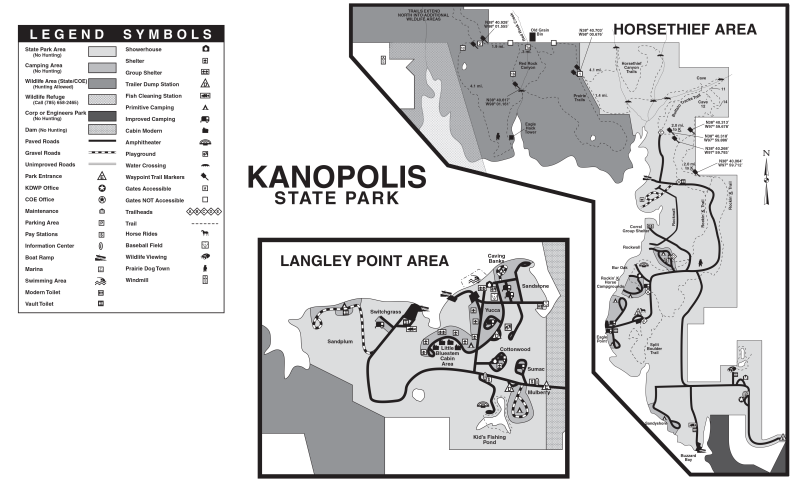 Kanopolis State Park Map