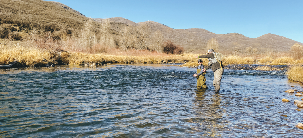 Fly Fishing With Kids in Park City, Utah