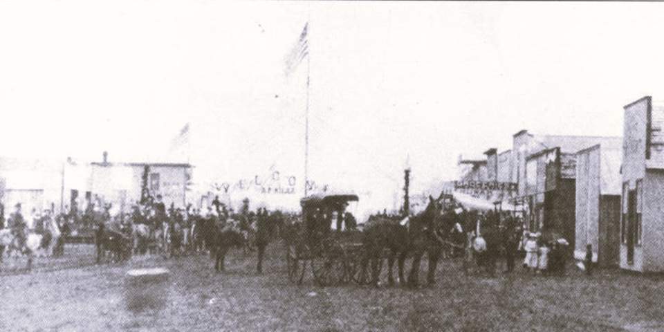 Downtown Stillwater in 1890