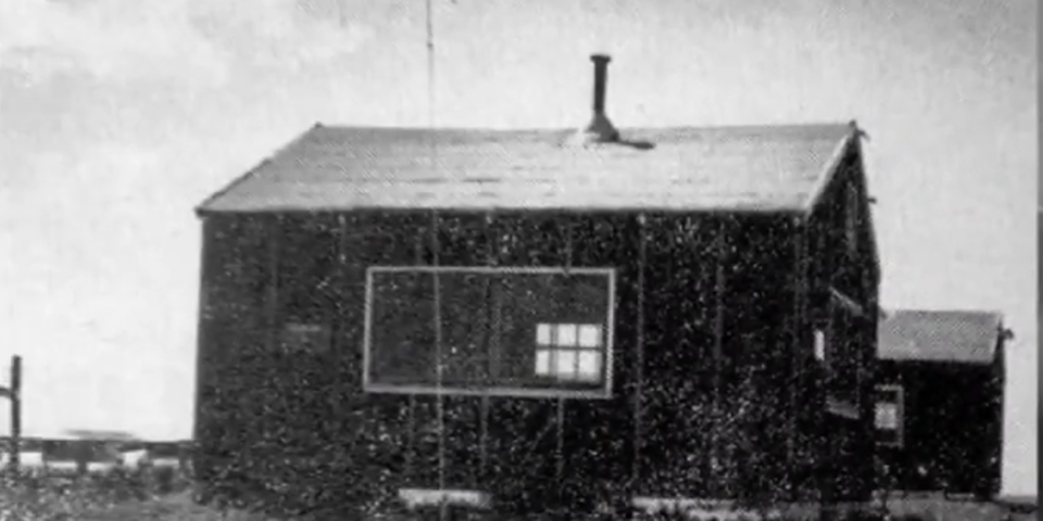 Original Tornado Research Lab Hutments in 1950