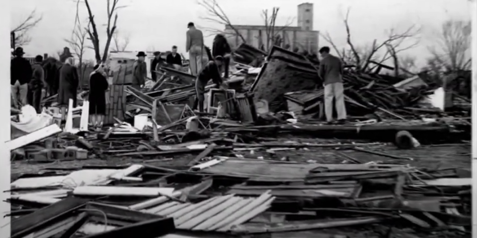 Aftermath of the Woodward Tornado