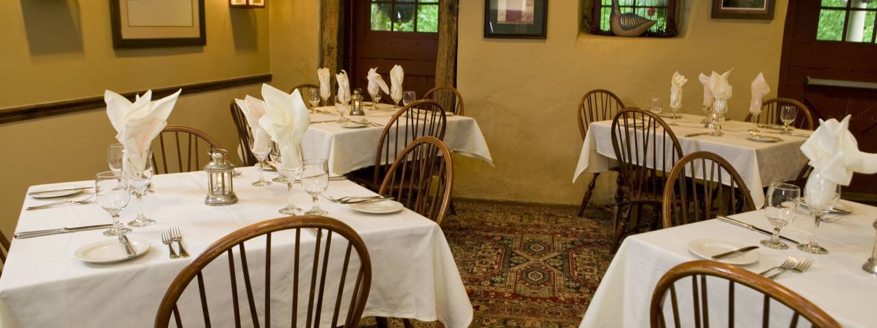 Joseph Ambler Inn Dining Room