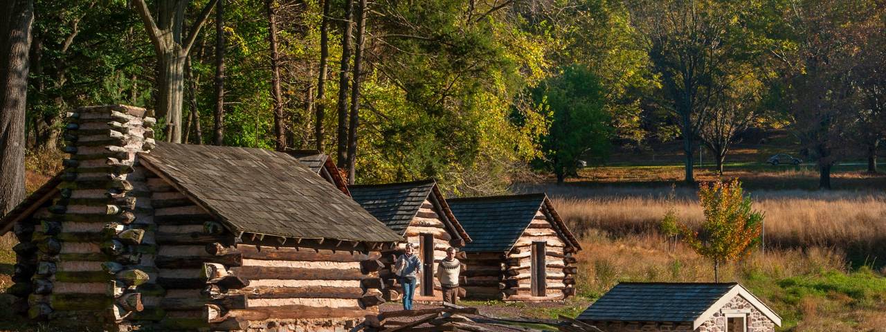 Valley Forge Park Cabins Fall