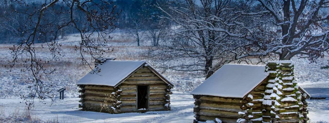 Valley Forge Park Winter Huts Header