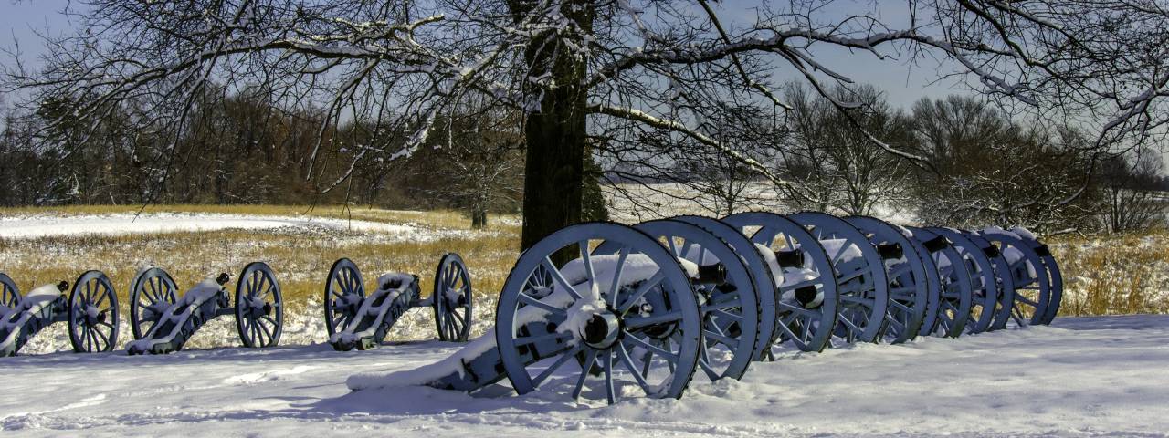 Artillery Park In Valley Forge National Historical Park