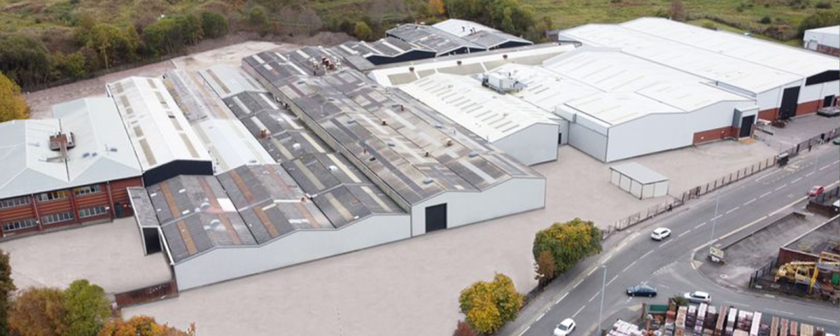 Former dudson pottrey site in Stoke-on-Trent