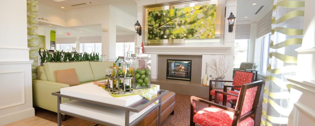 Hilton Garden Inn Bradley Fair Lobby