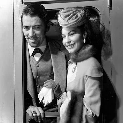 Gregory Peck and Ava Gardner in a scene from The Great Sinner.