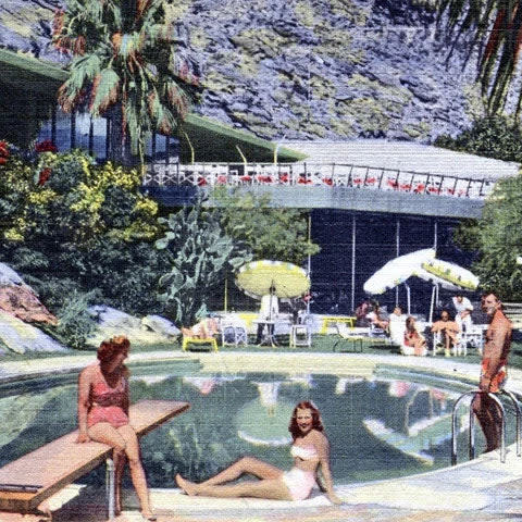 Tennis Club Vintage Postcard