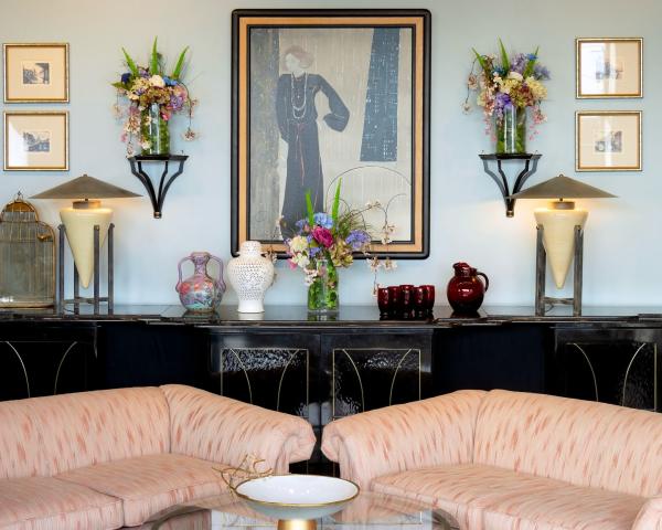 A home decor display at Grandview Mercantile & Revue