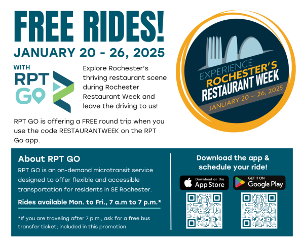 RPT Go Restaurant Week Graphic