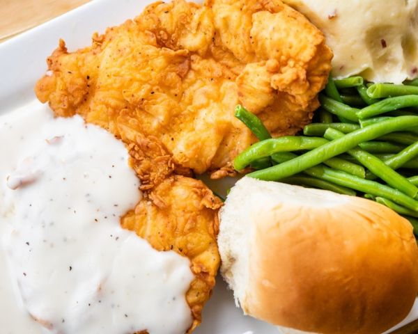 Crunchy chicken fried chicken