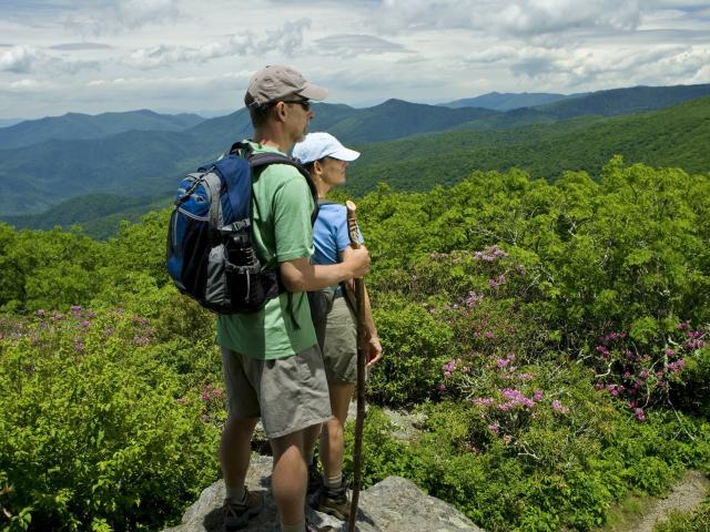 Hiking at Craggy Gardens