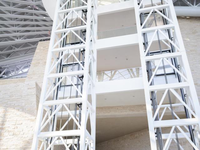 Elevator at Winnipeg's Canadian Museum for Human Rights