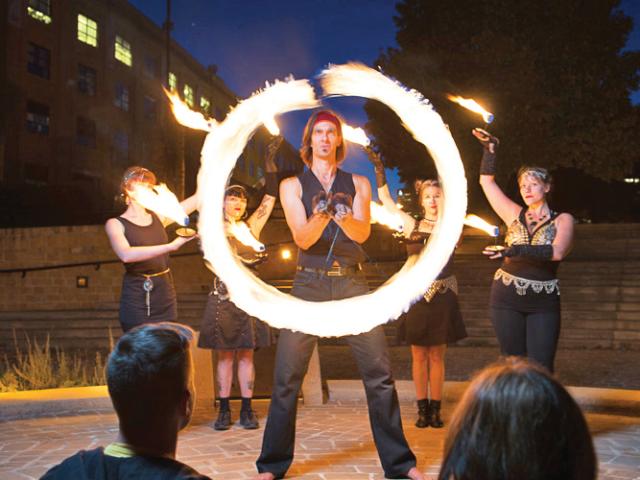 Fire Dancers at The Forks