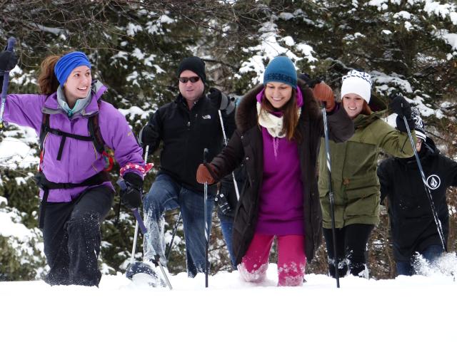 Snowshoeing in Riding Mountain Park