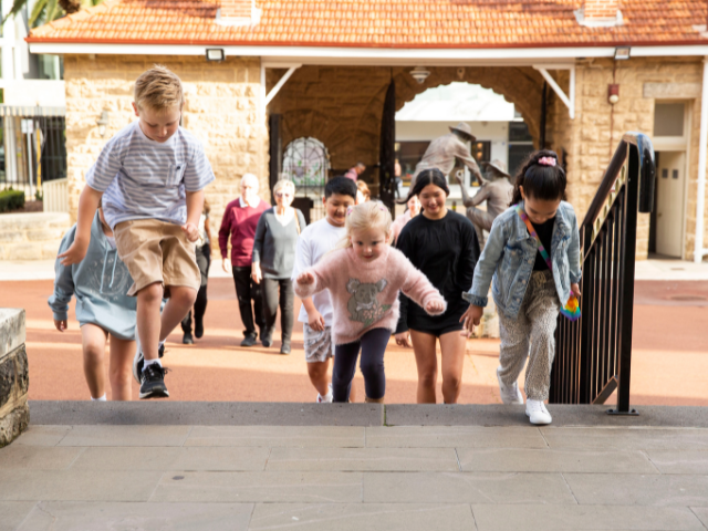 Kids at The Perth Mint