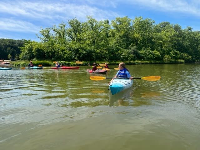 Kayaking on the Rock River