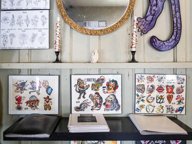Art examples and flip books