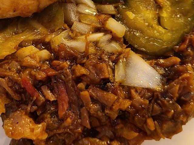 Chopped Brisket Sandwich