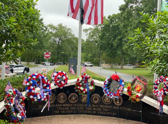 Veterans Day Ceremony — organizer artwork