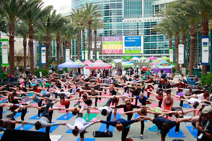 Morning Yoga at Natural Products Expo West
