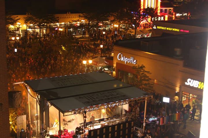 City Centre Rock the Block at Night