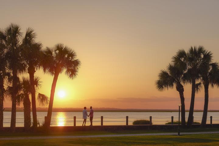 Couple in Historic District