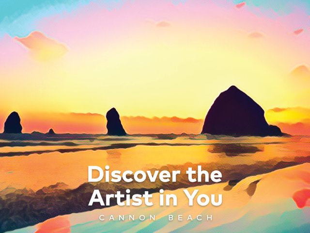 Cannon Beach- Discover the Artist in You