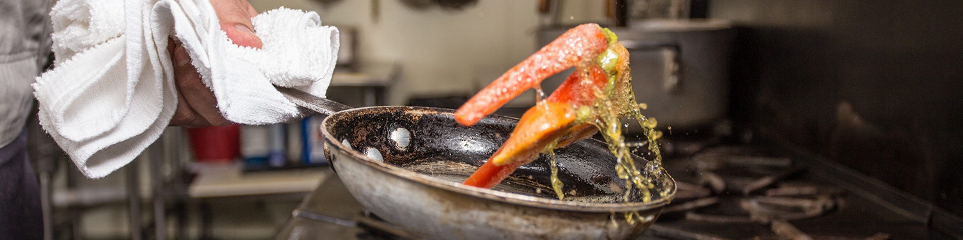 Flipping Carrots in a Pan