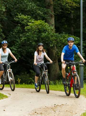 biking