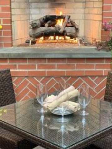 dettera wine bar ambler fire place