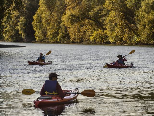 Schuylkill River Kayaking in Fall