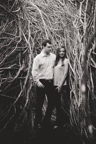 Engagement Photo Stickwork Hermann Park