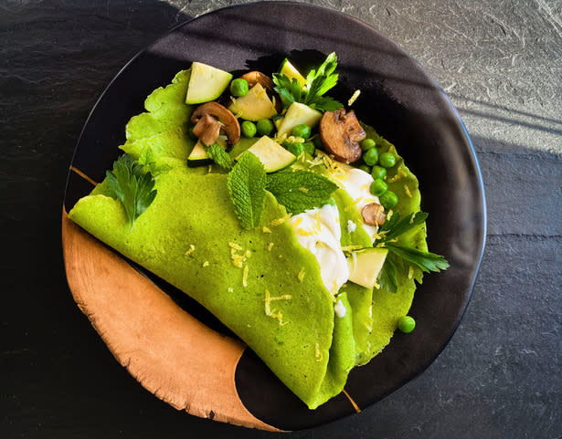 Spinach-Crepes