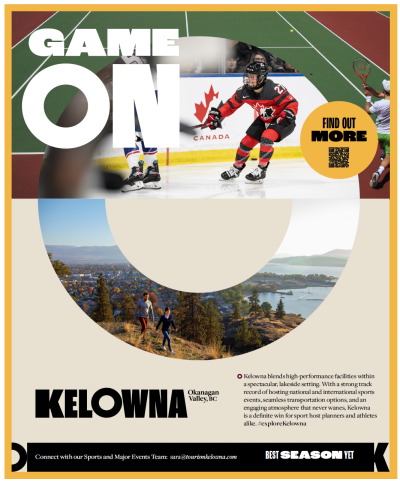 Image of Tourism Kelowna Fall Advertising - Sports
